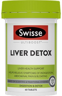 Swisse Ultiboost Liver Detox Tablets 60 Pack