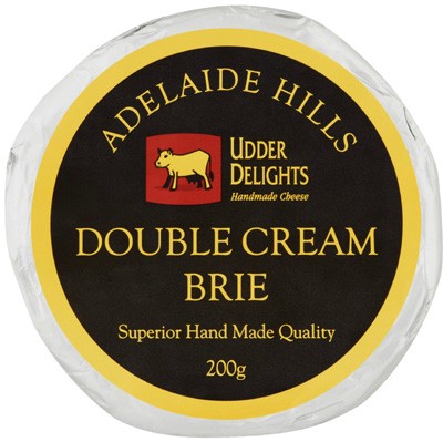 Udder Delights Double Cream Brie 200g