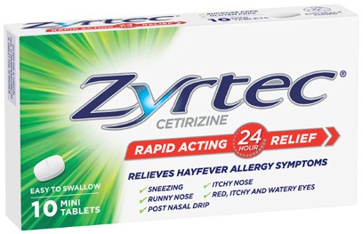 Zyrtec Rapid Tablets 10 Pack^