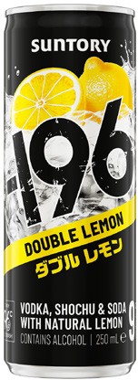 NEW -196 Double Lemon 9% Cans 4x250mL