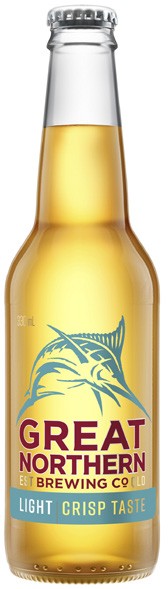 NEW Great Northern Light Bottles 24x330mL