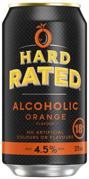 Hard Rated Orange Cans 10x375mL