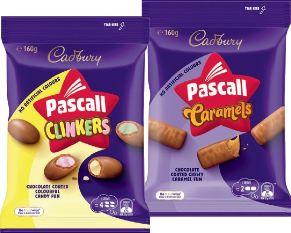Pascall Chocolate Share Bag 160‑185g or Cadbury Bitesize 120‑150g Selected Varieties