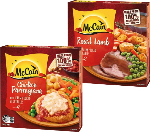 McCain Redbox Frozen Meal 310‑320g Selected Varieties