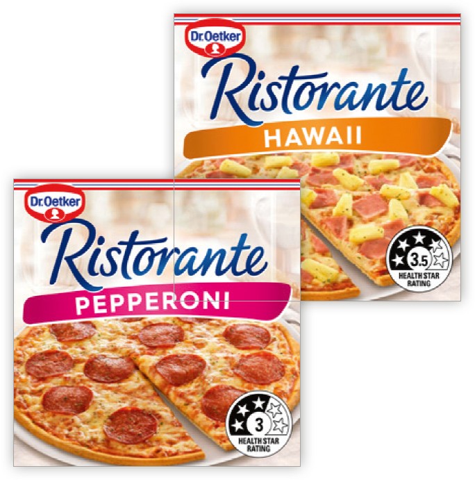 Dr. Oetker Ristorante Pizza 310‑390g Selected Varieties