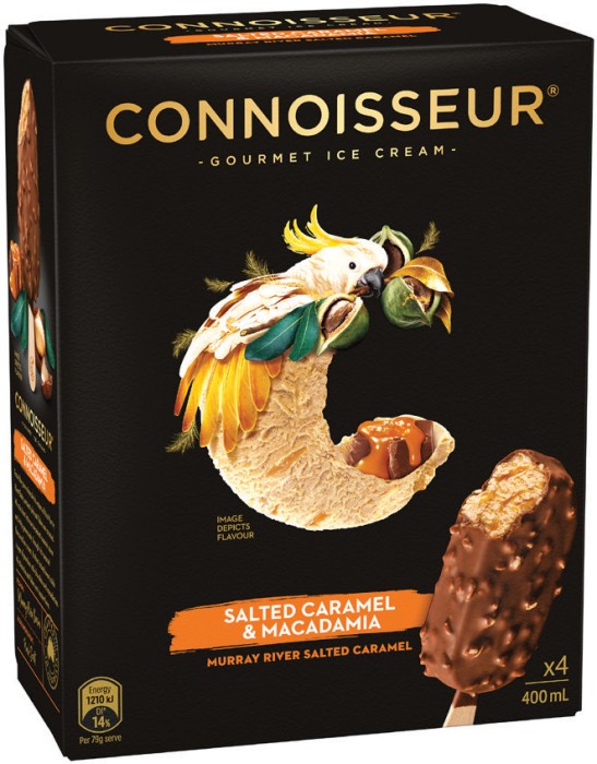 Connoisseur Gourmet Ice Cream 4 Pack or Mini 6 Pack Selected Varieties