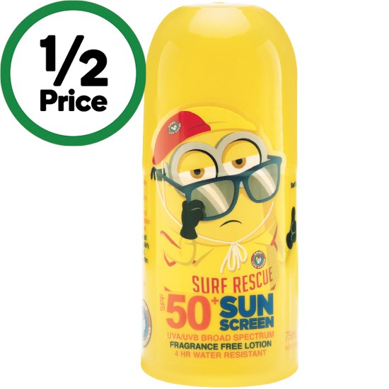 Surf Life Saving Australia Despicable Me SPF 50+ Roll On Sunscreen 75ml~