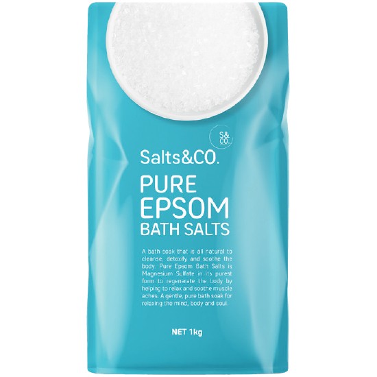 Salts & Co Pure Epsom Bath Salts 1 kg