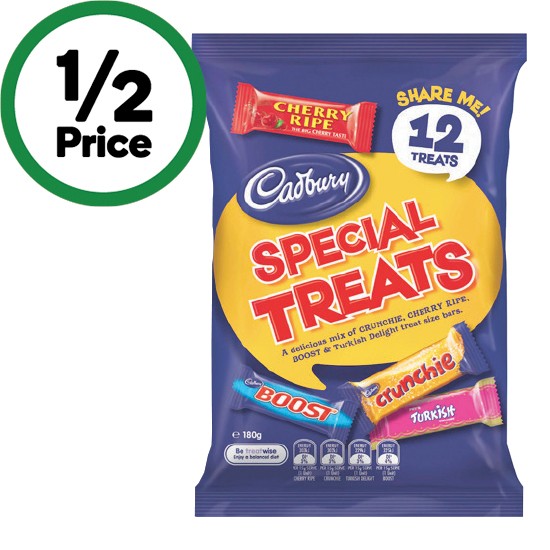 Cadbury Special Treats Share Pack 180g Pk 12