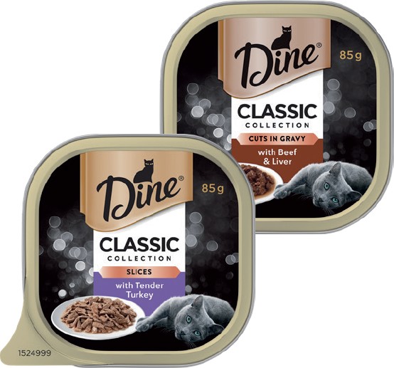 Dine Wet Cat Food 85g Selected Varieties
