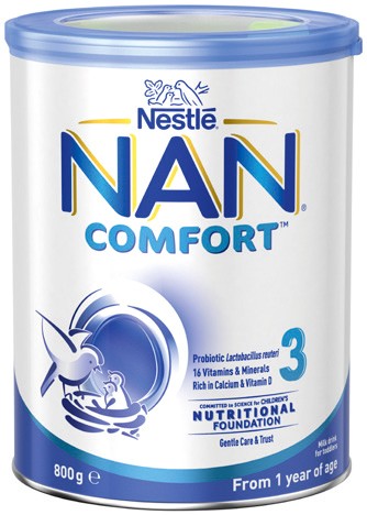 Nestlé NAN Comfort Stage 3 Toddlers Milk Drink 800g