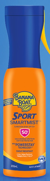 Banana Boat Sport SmartMist Sunscreen Spray SPF50+ 200mL