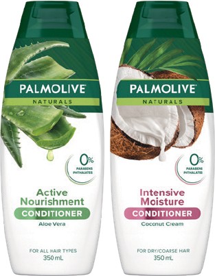 Palmolive Naturals Shampoo or Conditioner or Kids 3‑in‑1 350mL Selected Varieties