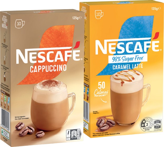 Nescafé Coffee Sachets 8‑10 Pack Selected Varieties