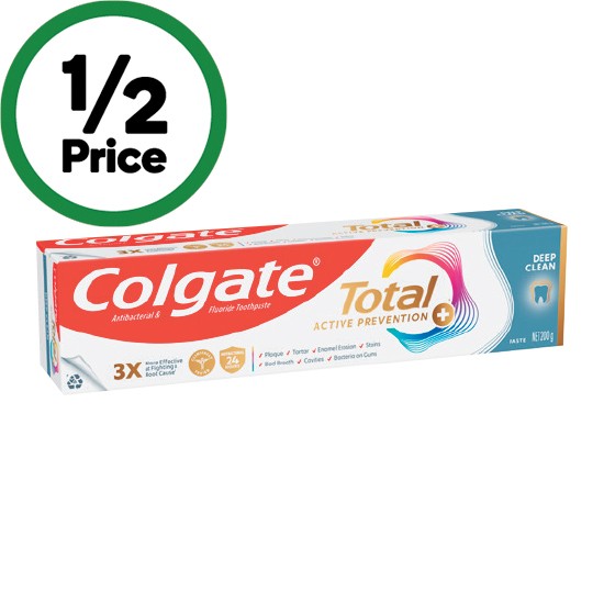Colgate Total Active Prevention Deep Clean Toothpaste 200g