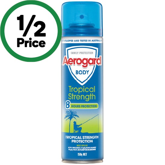 Aerogard Tropical Strength Insect Repellent Spray 150g