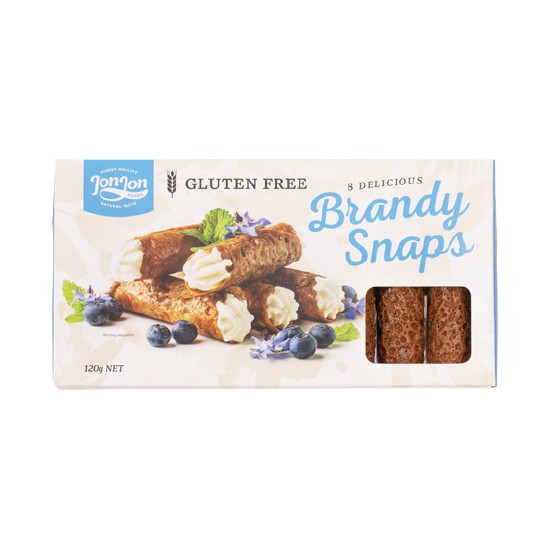 Jon Jon Gluten Free Brandy Snaps Pk 8
