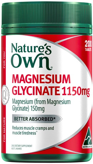 Nature’s Own Magnesium Glycinate 1150mg 200 Tablets