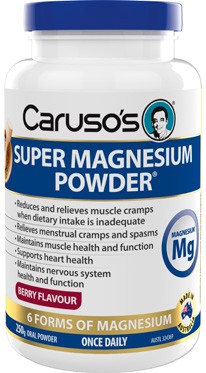 Caruso’s Super Magnesium Powder Berry Flavour 250g