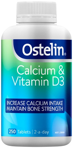 Ostelin Calcium & Vitamin D3 250 Tablets