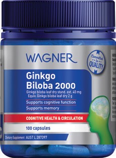 Wagner Ginkgo Biloba 2000 100 Capsules