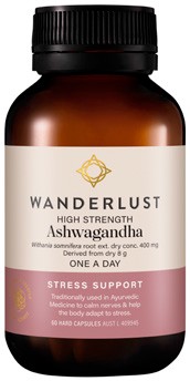 Wanderlust High Strength Ashwagandha 60 Capsules
