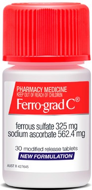 Ferro-grad C Iron + Vitamin C 30 MR Tablets