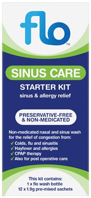 Flo Sinus Care Starter Kit + 12 Sachets