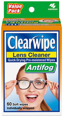 Clearwipe Lens Cleaners Antifog 60 Pack
