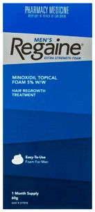 Regaine Men’s Extra Strength Foam 1 Month Supply 60g