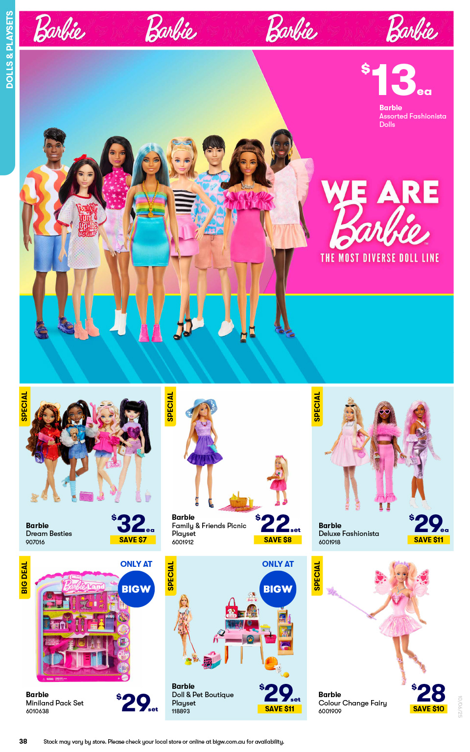 Barbie "Malibu" Mermaid Doll with Colour Change Feature