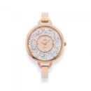 Elite-Ladies-Rose-Tone-Crystal-Watch Sale