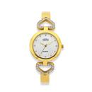 Elite-Ladies-Gold-Tone-Watch Sale