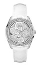 Guess-Ladies-White-Leather-Strap-Watch Sale
