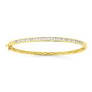 9ct-Gold-Diamond-Bangle Sale