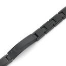 MY-Stainless-Steel-Polish-Black-Matte-Identity-Gents-Bracelet Sale