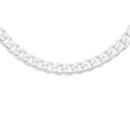 Silver-55cm-Bevelled-Curb-Chain Sale