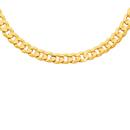 9ct-55cm-Solid-Concave-Curb-Chain Sale