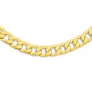 9ct-Gold-55cm-Bevelled-Curb-Chain Sale
