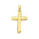 9ct-Gold-Polished-Cross-Mens-Pendant Sale