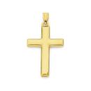 9ct-Gold-Polished-Cross-Gents-Pendant Sale