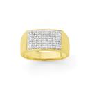 9ct-Gold-Mens-Diamond-Ring Sale