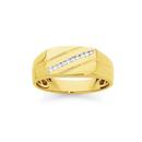 9ct-Gold-Diamond-Gents-Ring Sale