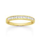 18ct-Gold-Diamond-Princess-Cut-Band Sale