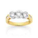 18ct-Two-Tone-Diamond-Trilogy-Ring Sale