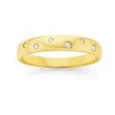 9ct-Gold-Diamond-Band Sale