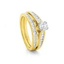 18ct-Gold-Round-Brilliant-Diamond-Bridal-Set Sale