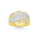 9ct-Gold-Diamond-Dress-Band Sale