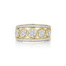 9ct-Gold-Diamond-Cluster-Ring Sale