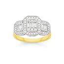 9ct-Gold-Diamond-Trilogy-Ring Sale